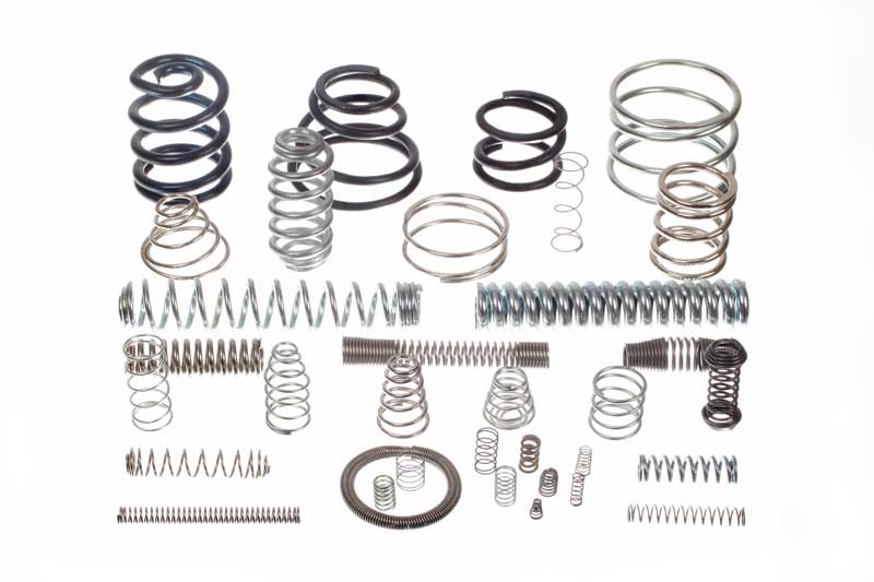 tlačna vzmet različnih oblik